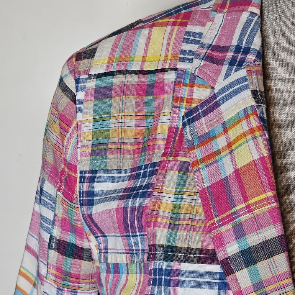 Lord & Taylor Patchwork Blazer Jacket - Women's S… - image 4